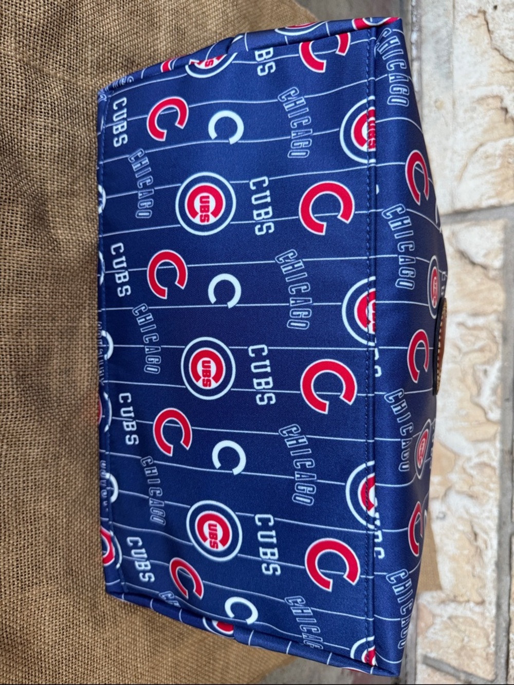 Dooney & Bourke Chicago Cubs Game Day Hobo Bag Large Erica NWT Limited Sold Out - Picture 10 of 14